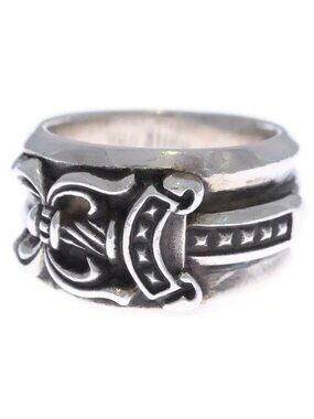 Chrome Hearts Dagger Silver Ring
